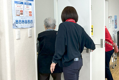朝の会・トイレ誘導や手洗いうがい